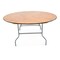 Atlas Commercial Products Titan Series 66 Round Wood Folding Table WFT5-66R - alternate 6